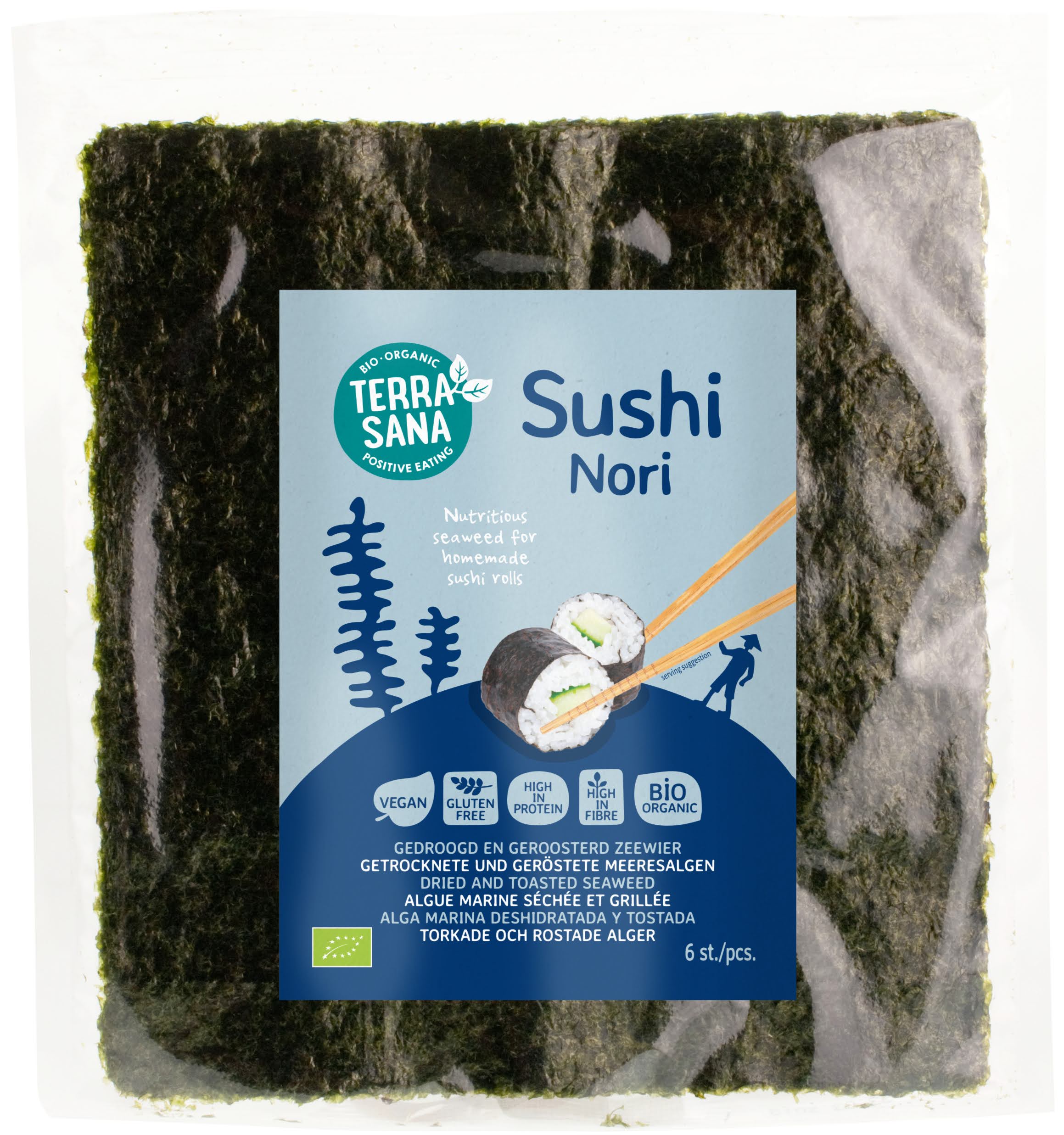 Sushi Nori (6 Blatt)
