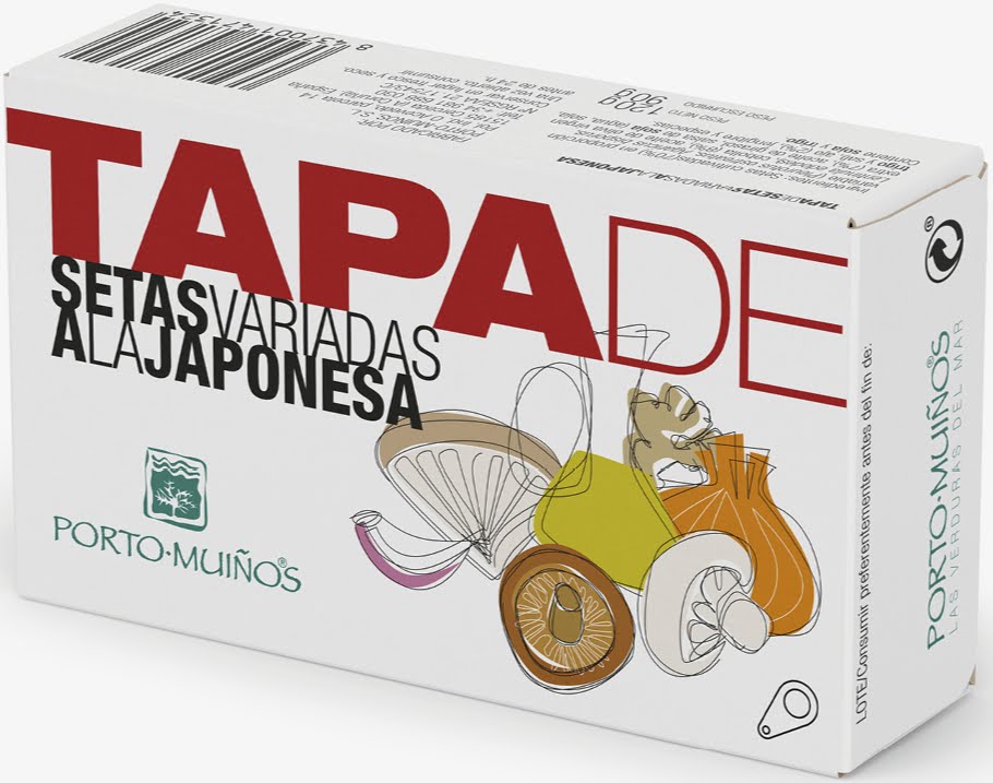 Tapa im Japan-Style mit gemischten Pilzen