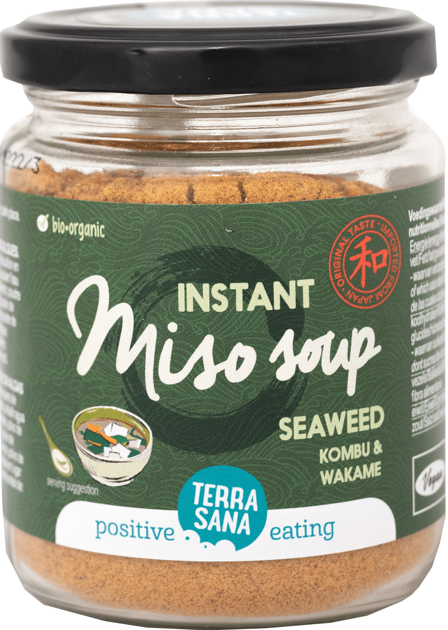 Misosuppe instant (im Glas)