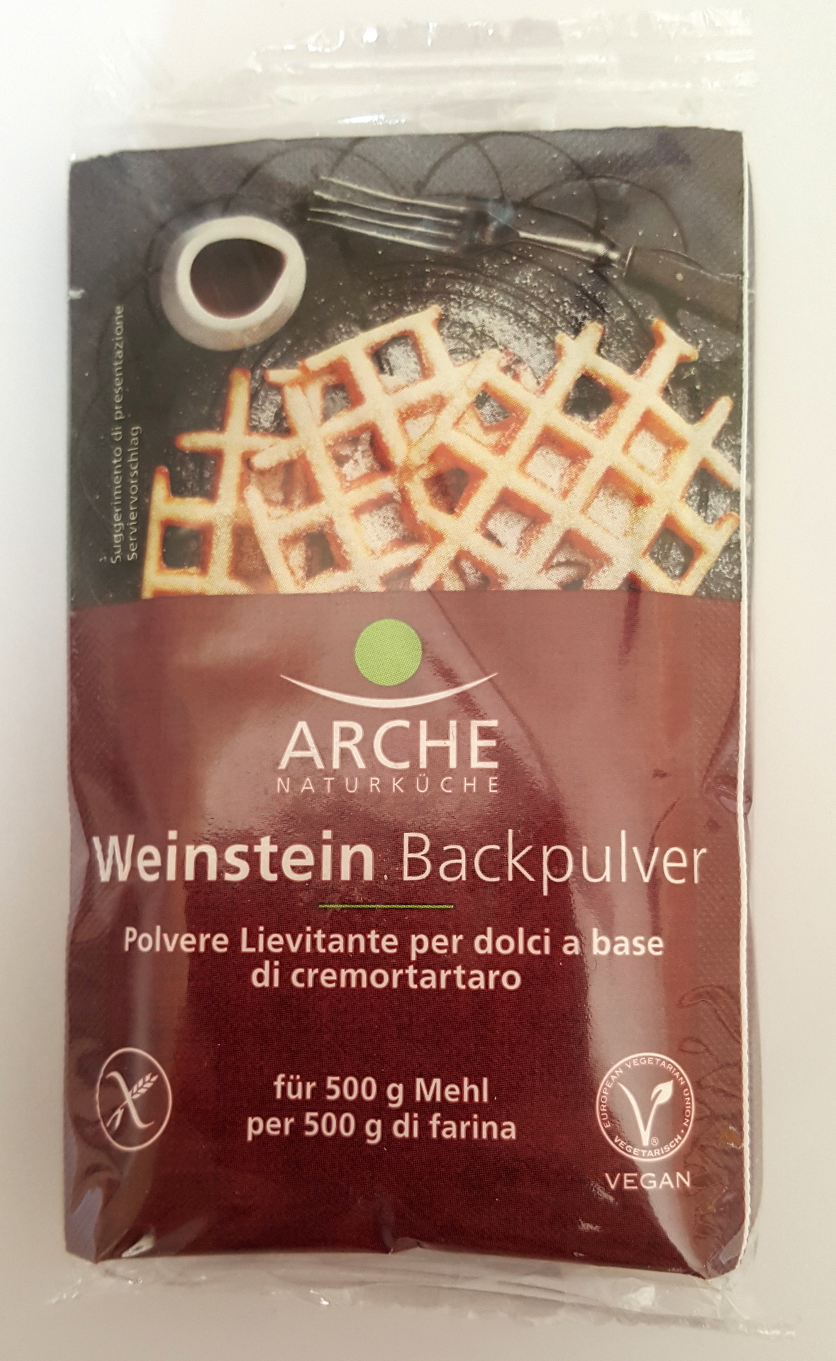 Weinstein-Backpulver mit biolog. Maisstärke (3 Päck.)