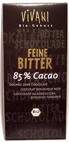 Feine Bitter (85% Cacao), Vegan
