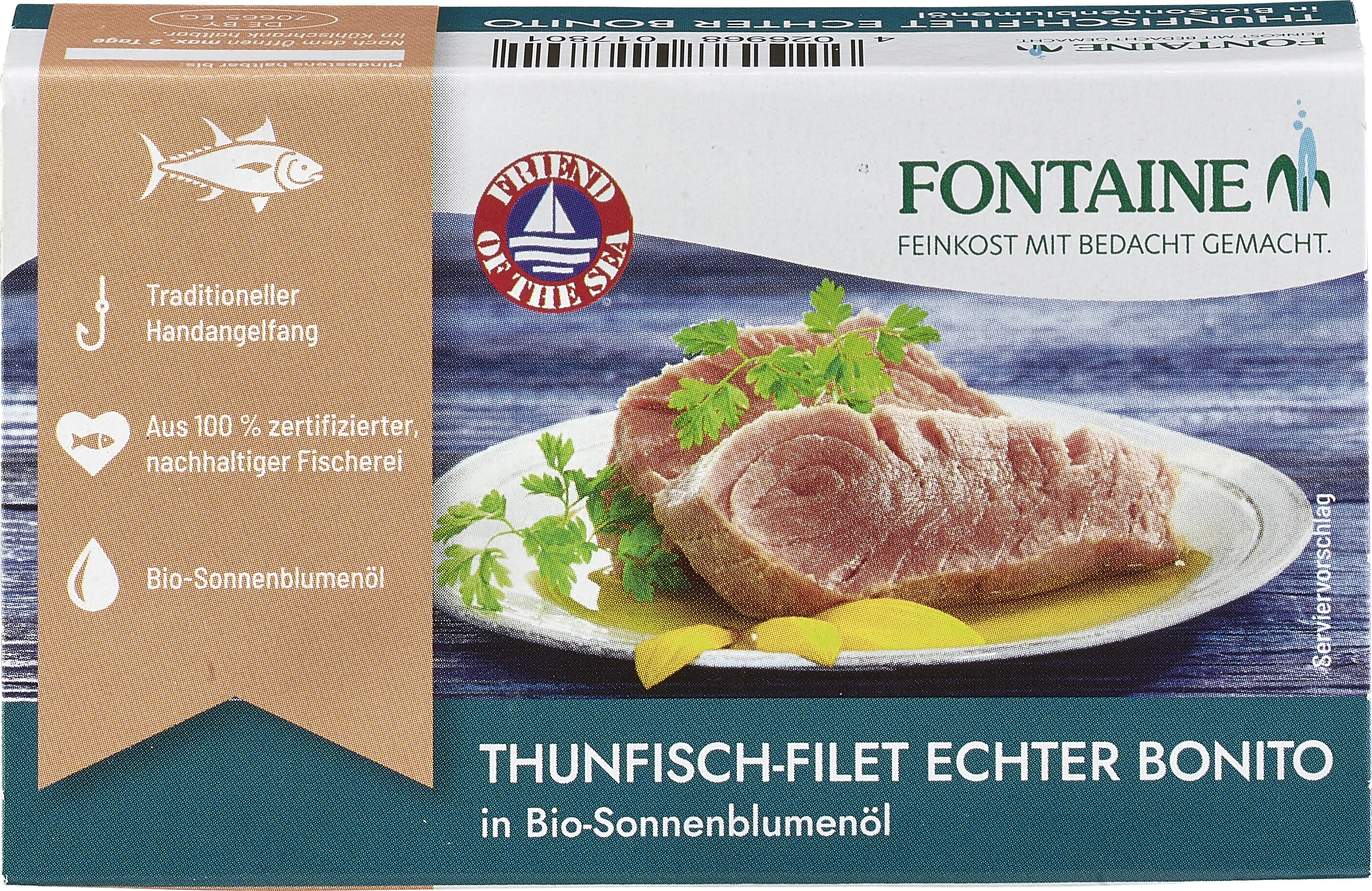 Heller Thunfisch Echter Bonito in Bio-Sonnenblumenöl