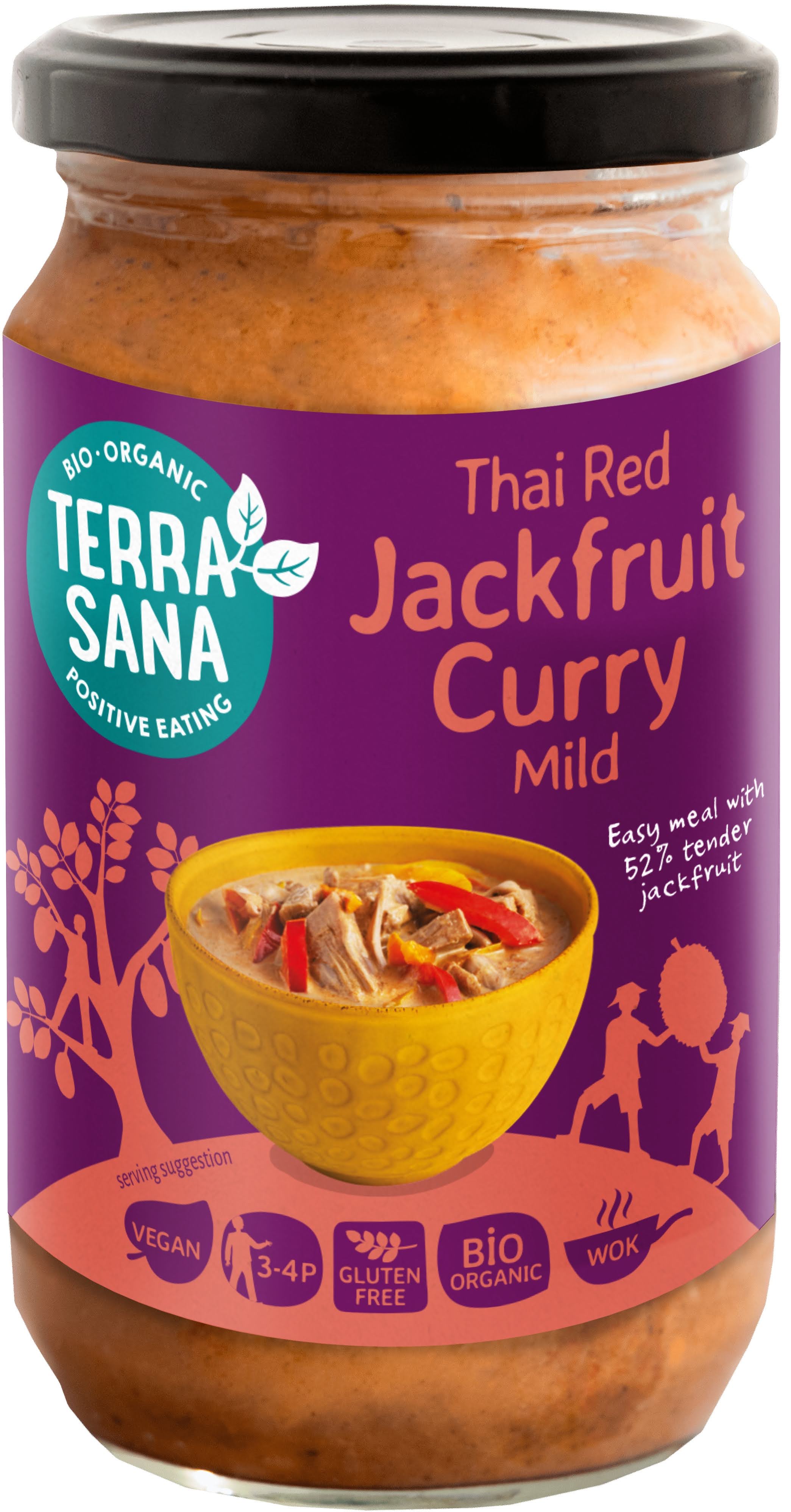 Rotes Thai-Curry mit Jackfrucht
