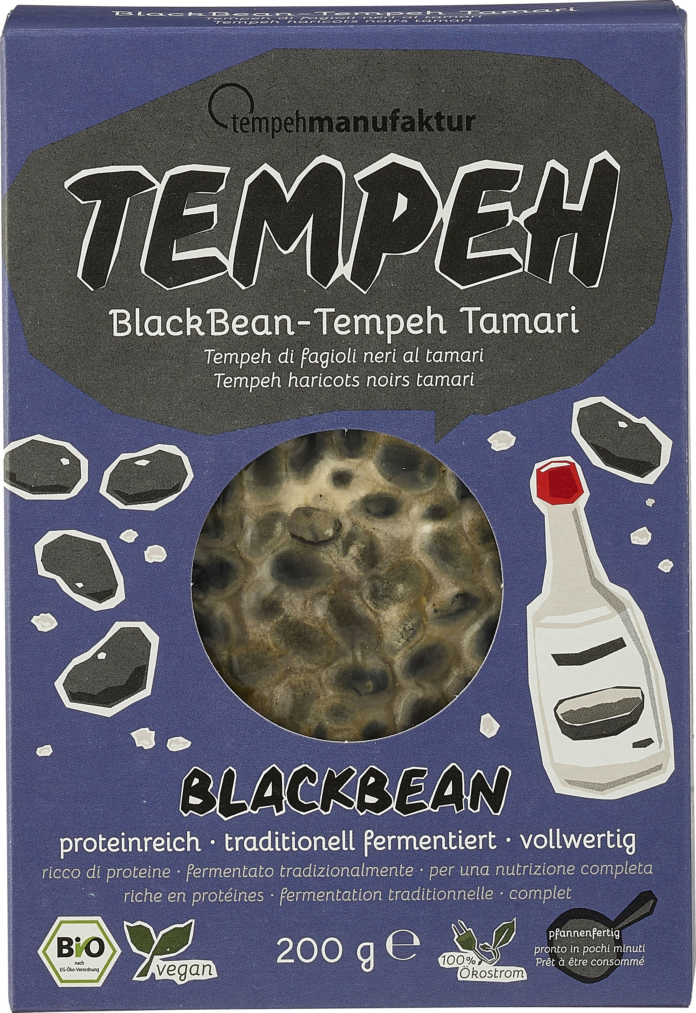 BlackBean Tempeh Tamari
