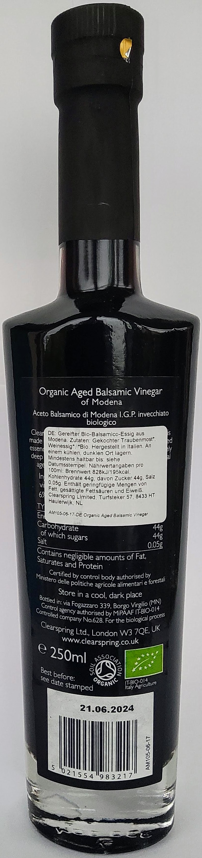 Gereifter Balsamico Essig aus Modena (Aged Balsamic Vinegar of Modena)