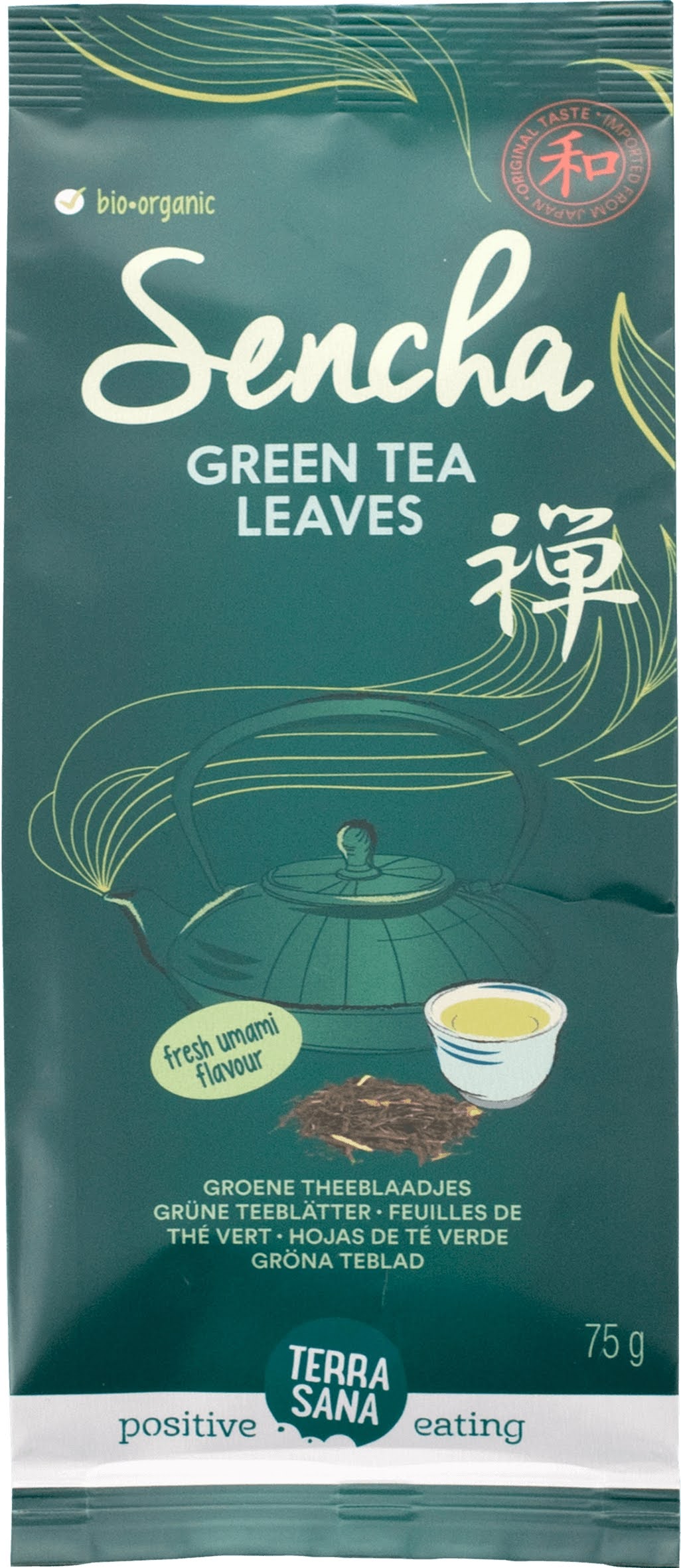Sencha - Grüne Teeblätter
