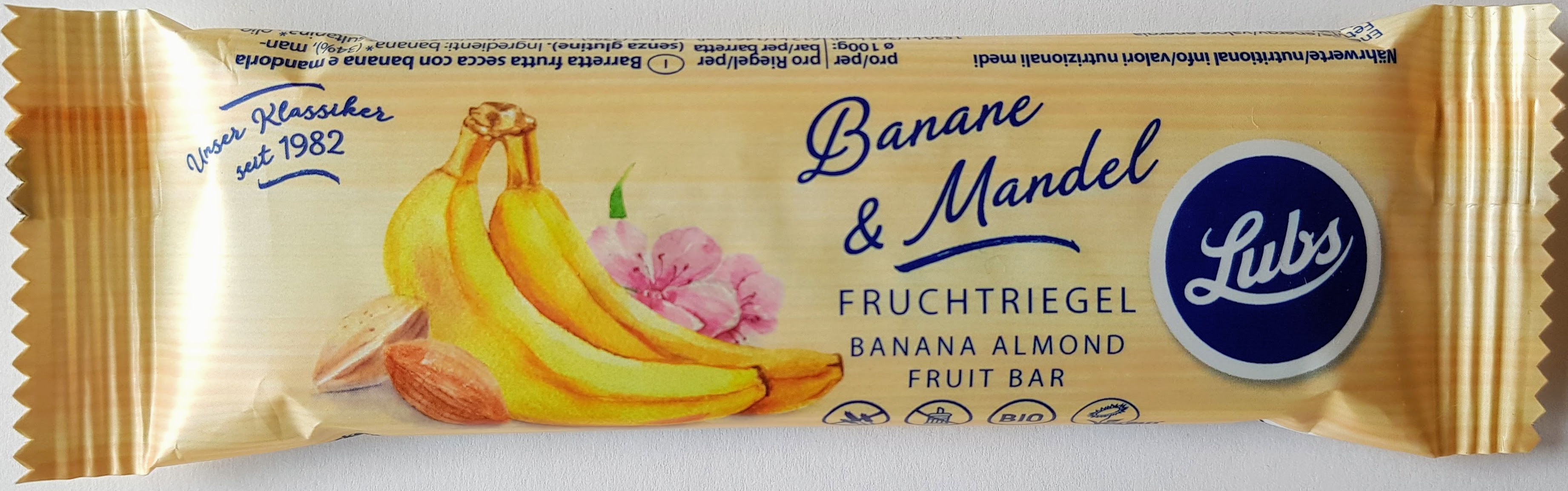 Banane Mandel Fruchtriegel