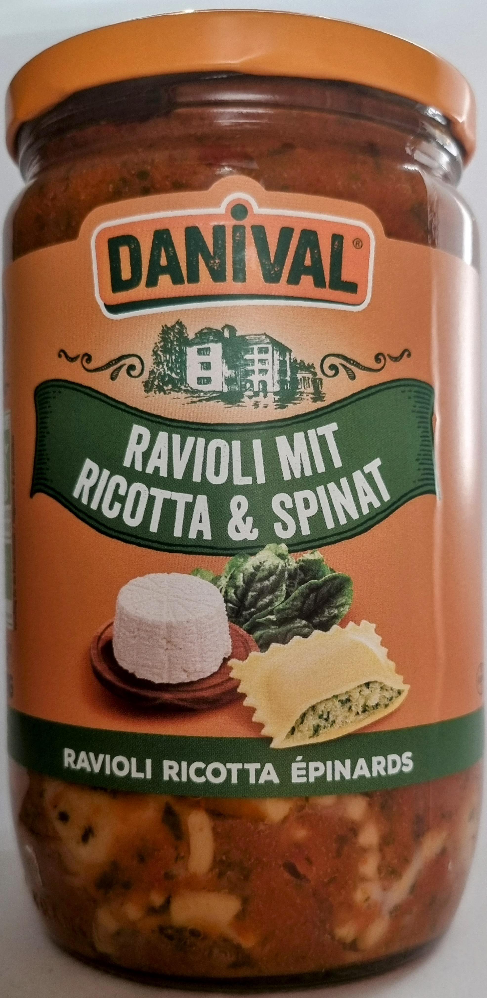 Ravioli mit Ricotta und Spinat