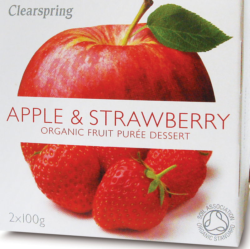 Fruchtpüree Apfel-Erdbeere (2er Pack á 100g)