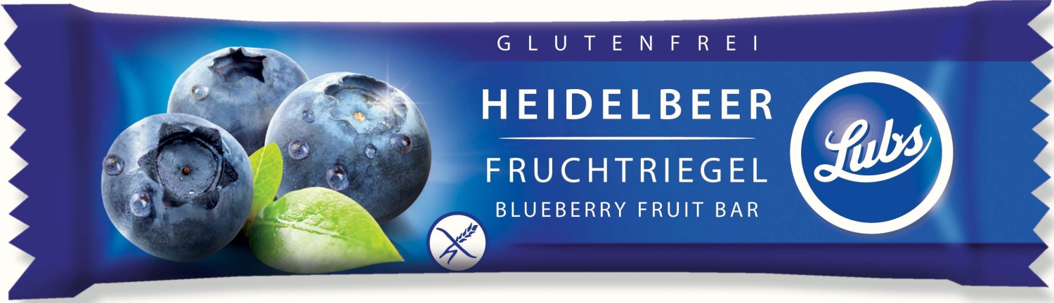  Heidelbeere Premium Fruchtriegel Glutenfrei
