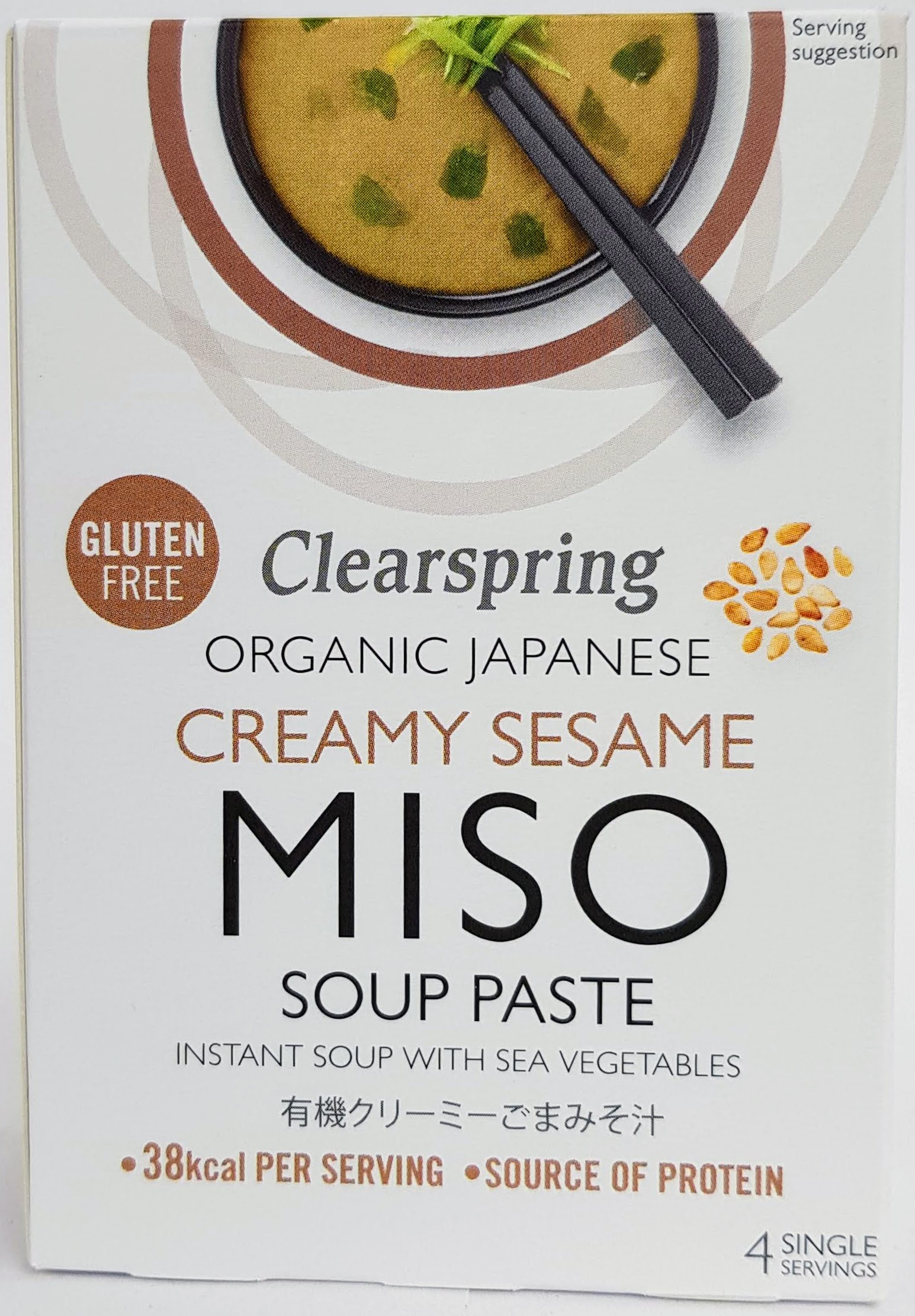 Japanische Misosuppe mit Sesam & Algen (Instant, 4x15g)