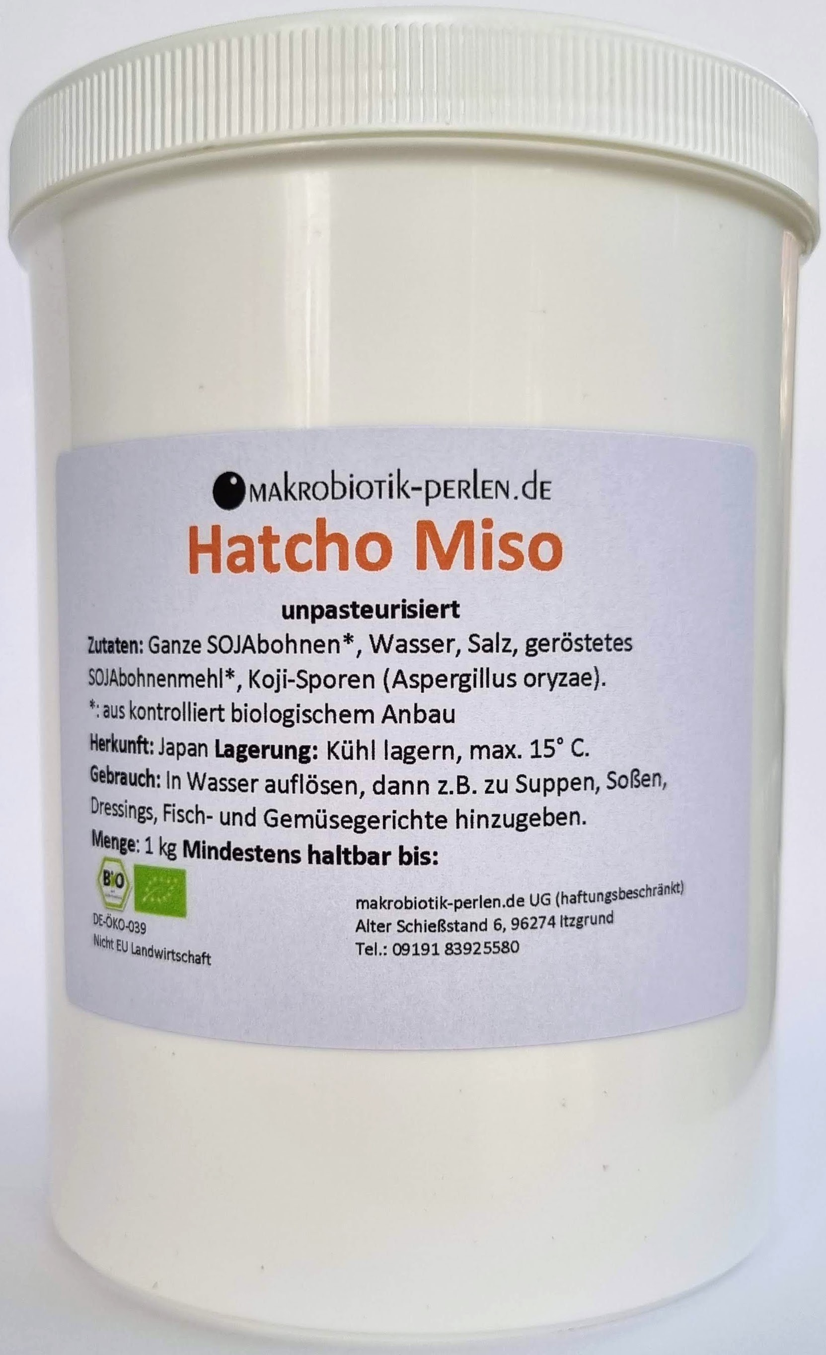 Hatcho Miso (unpasteurisiert)